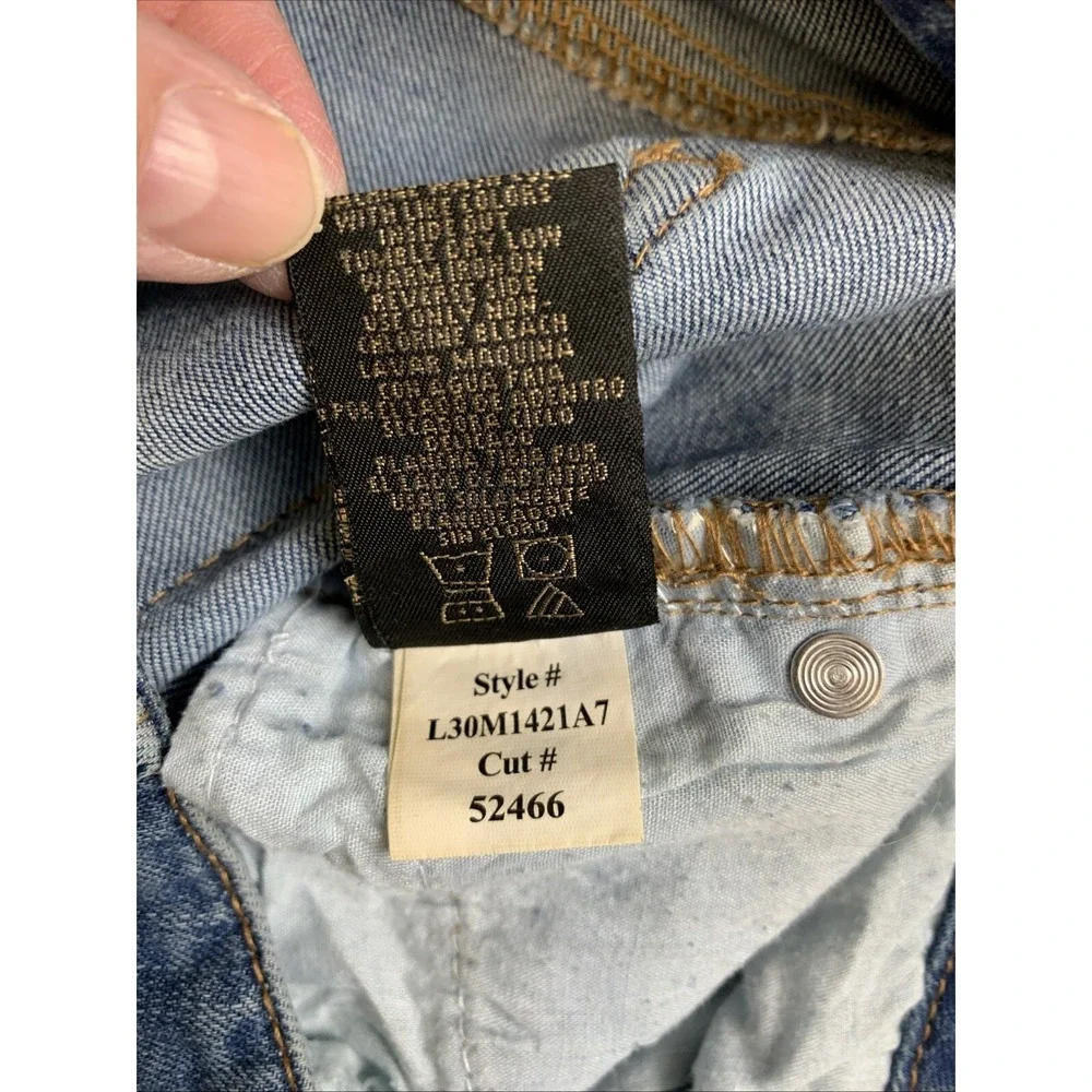 Catherine Malandrino Jeans Women's Size 6 Blue‎ Denim Pants Distressed Knees